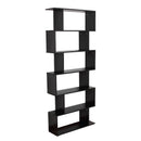 Black 6-Tier Shelving Unit