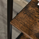 Black Fabric Drawer Storage Cabinet with Shelves