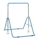Blue Folding Kids Gymnastics Bar with Adjustable Height