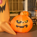 8ft Inflatable Halloween Haunted Tree with LED Lights - Spooky Outdoor Decor