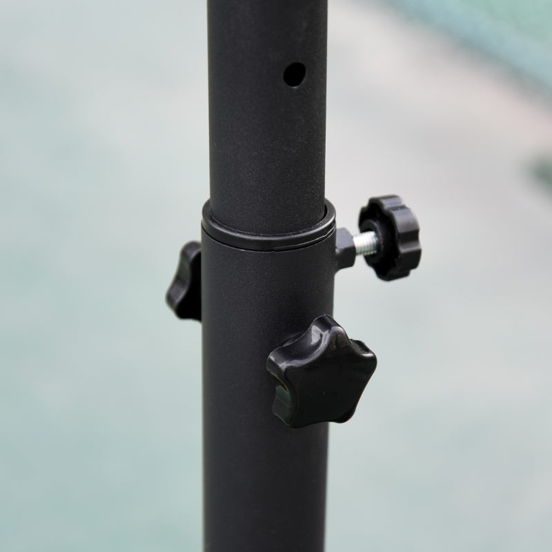 Adjustable Basketball Hoop for Pool Side - Blue