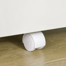 White 2-Drawer Locking Filing Cabinet for Legal Size Files