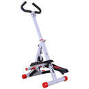 Adjustable Foldable Step Machine with LCD Display - Blue Stepper for Home Gym