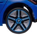 12V Kids Electric Ride-On Car - Blue BMW i4 Style