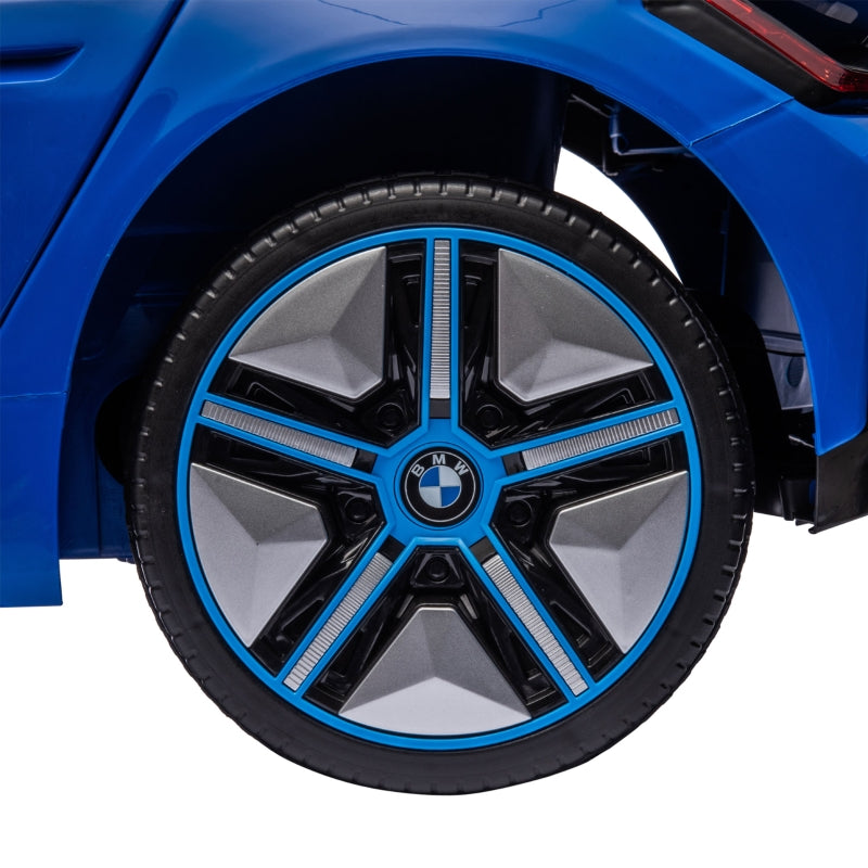 12V Kids Electric Ride-On Car - Blue BMW i4 Style