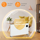 2000W White Electric Convector Heater - 3 Heat Settings, Timer
