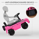 Kids Pink 3-in-1 Licensed Ride-On Slider - Toddler Push Car 12-36 Months