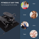 Compact Black Mini Stepper Exercise Machine - 45x42x21 cm