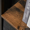 Black 3-Drawer Storage Chest with Shelves - Home Cabinet for Living Room, Bedroom, Entryway