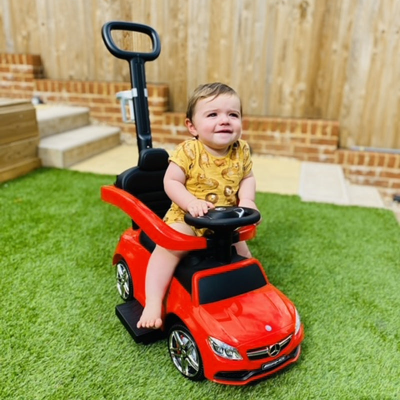 Red Mercedes-Benz Licensed Toddler Push Car Stroller