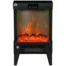Black Freestanding Electric Fireplace Heater