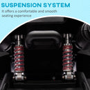 12V Black Quad Bike for Kids, Music, Headlights, MP3, Suspension Wheels - Ages 3-8