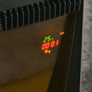 Black Electric Fireplace Suite with Remote Control & Timer