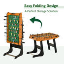 Mini Folding Foosball Table - Blue - Family Indoor Soccer Game