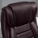Brown High Back Executive Office Chair with Vibration Massage