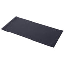Black Exercise Equipment Mat 200x100cm - Non-slip Gym Floor Protector