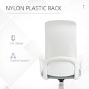 Light Grey High Back Fabric Office Chair with Armrests & Swivel Wheels