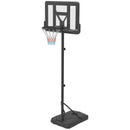 Adjustable Black Freestanding Basketball Hoop Set - 200-305cm