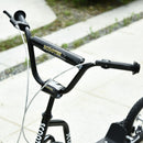 Black Kids Stunt Scooter with Adjustable Handlebar and 2 Brakes