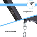 Black Wall Mount Punching Bag Hanger for Home Fitness