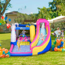 5-in-1 Multicoloured Bouncy Castle Set with Blower - Ages 3-8