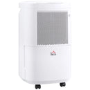 10L/Day Portable Dehumidifier - Quiet Electric Moisture Control (White)