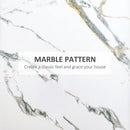 Modern White Marble Sideboard with 2 Doors and 3 Drawers