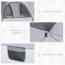 4-Person Light Grey Pop-Up Camping Tent