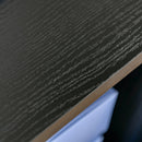 Black Freestanding Printer Stand with 3 Drawers and 2 Shelves - Modern Style