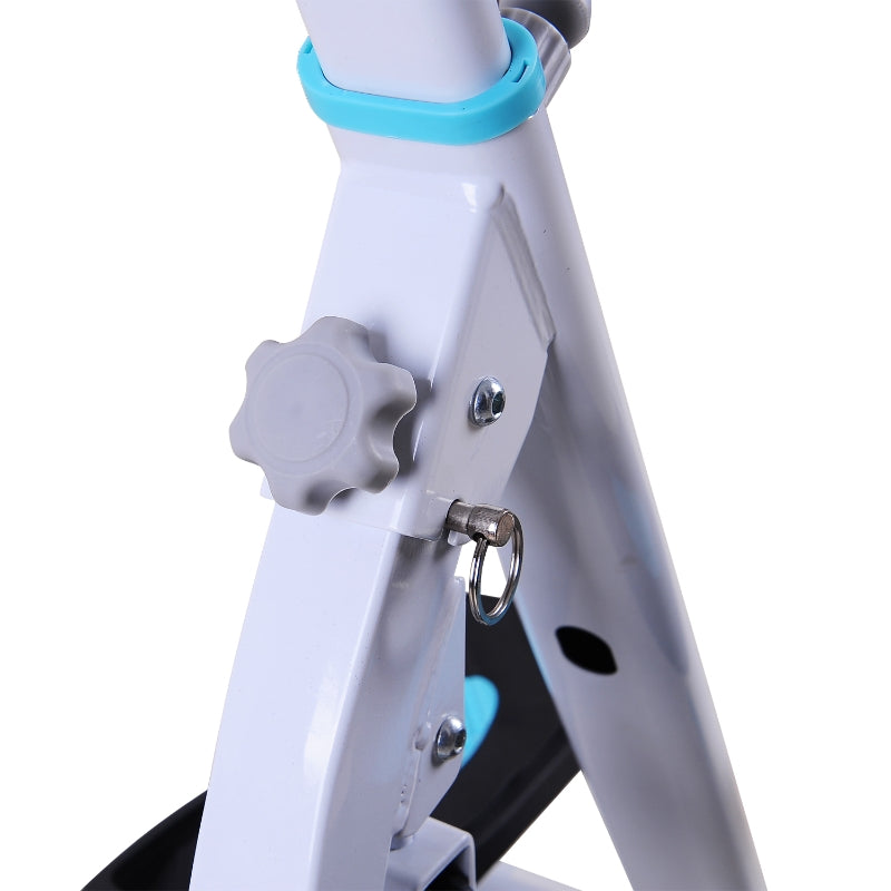 White Stepper with Handle for Home Fitness Aerobics