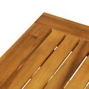 Acacia Wood Two-Tier Garden Table - Natural Wood Finish