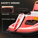 6V Pink Electric Kids Bumper Car with Music and Lights
