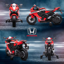 Red Kids 6V Honda Licensed Motorcycle with Music & Training Wheels
