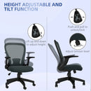 Mesh Office Chair with Armrest and Lumbar Support