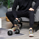 8kg Hex Dumbbell Set - Black Rubber Coated Weights for Home Gym