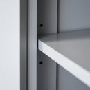 Grey Freestanding Kitchen Storage Cabinet