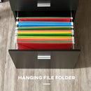 Black L-Shaped Industrial Style Office Desk with Storage Drawer - 143.5 x 143.5 x 76cm