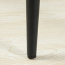 Grey Velvet Counter Height Bar Stools Set of 2 with Steel Legs