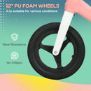 Adjustable Pink Balance Bike for 30-60 Months, No Pedal, PU Wheels