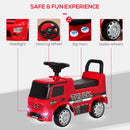 Red 3-in-1 Ride-On Mercedes Truck for Kids 12-36 Months