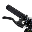 Green Aluminium Folding Kick Scooter with Shock Absorption