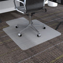 Clear Office Chair Mat with Non-Slip Studs - Frosted Lip