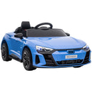 Blue Audi Licensed 12V Kids Electric Ride-On Car with Remote Control