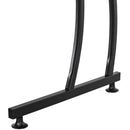 Black L-Shaped Computer Desk - Minimalist Home Office Workstation