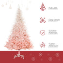 6FT Pink Artificial Christmas Tree with Metal Stand - Festive Holiday Home Decor