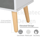 White 4-Cube Elevated Storage Organizer