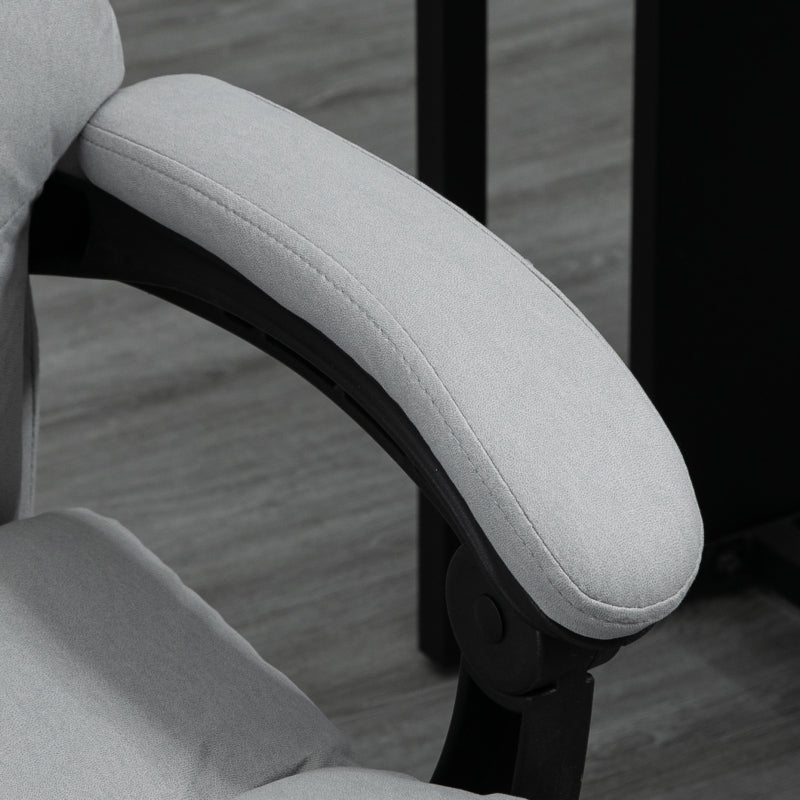 Grey Ergonomic Office Chair with Massage and Heating