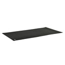 Non-Slip Black Exercise Equipment Mat 220 x 120cm