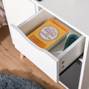 Grey Storage Cupboard with Drawer for Bedroom & Living Room