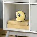 Grey 6-Cube Storage Cabinet with Doors for Dining & Living Room